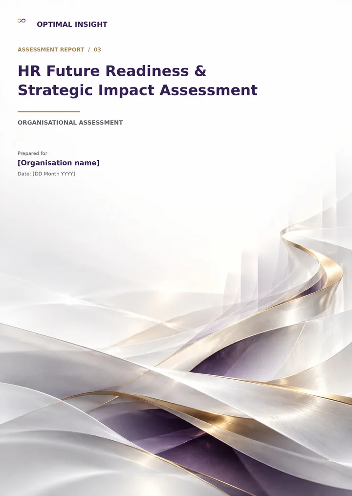 HR Future Readiness and Strategic Impact report cover